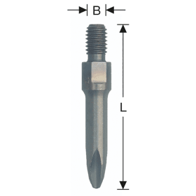 WEMARO SCHRAUBER-BIT PH-2 UNF 10/32 L = 45 MM 900 000 034