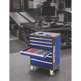 PROJAHN BESTÜCKTER WERSTATTWAGEN GALAXY 7 SCHUBF. 187-TLG. BLAU/ANTHR. 5501-524