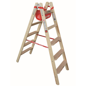 euroline Holz-Comfort-Stufenstehleiter 10577