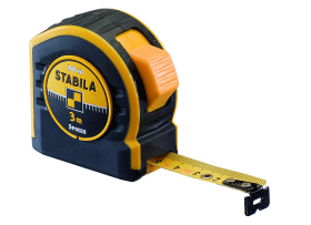 STABILA TASCHENBANDMASS BM 40 17736 3 M 16 MM GELBES STAHLBAND CM + MM EINTEIL.