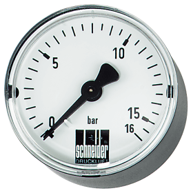 SCHNEIDER MANOMETER 40MM R 1/8 MM-W 40-16B WAAGERECHT 0-16 BAR DGKE670017