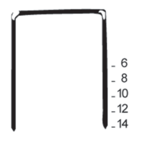 PREBENA HEFTKLAMMERN VZ14CNK VZ RAPID 37 BOX A 1.600 STK