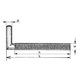 THOMAS SCHRAUBHAKEN GER. 4/1 M8 X 60 MM M.M-GEWINDE VERZ.