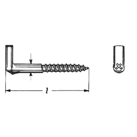 THOMAS SCHRAUBHAKEN 9 5,2 X 50 MM VERZ. 