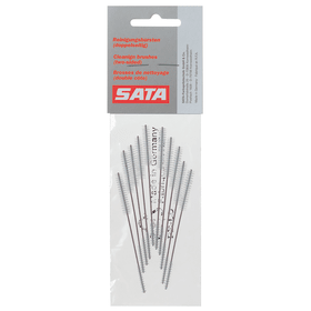 SATA REINIGUNGSBÜRSTEN DOPPELSTEITIG 10 X FÜR LACKIERPISTOLEN 9209 10 ER PACK
