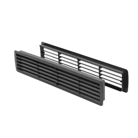 BADLÜFTUNG BZL 9020S EXCLUSIV 2000 TIEFSCHWARZ HOJU