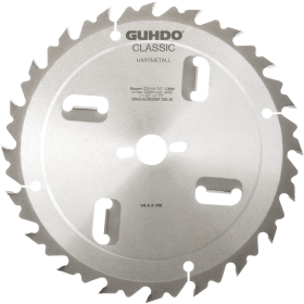 GUHDO CLASSIC HW-ZUSCH-KREISSÄGEBL.2007 RAS. 350X3,8/2,5X30 Z16 F+4 2007.350.30