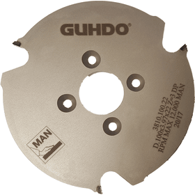 GUHDO DP-FLACHDÜBEL FRÄSER Z3F100X3,97 X22,4 FÜR LAMELLO MASCHINEN 3810.100.22