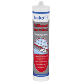 BEKO SILICON ACETAT PROFI-SILICON 225 01 310 ML KARTUSCHE TRANSPARENT