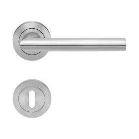 ZTR.-DRÜCKERGRT. ER37BB071 3-TLG.ROS. VERONA STEELEDELSTAHL MT.