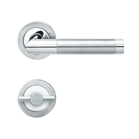 WC-DRÜCKERGRT. E700ABAD73 EDELSTAHL POL./MT. SLIMSTYLE M.KLIPP-ROS.