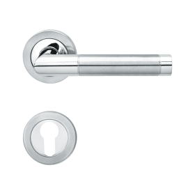 ZTR.-DRÜCKERGRT.E700APZ073 EDELSTAHL POL./MT. SLIMSTYLE M.KLIPP-ROS.