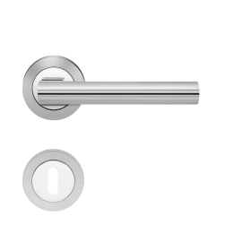 DRÜCKERGRT. CHICAGO R220 BB CHROM/CHROMMATT M. 3.TLG.ROS. R220BB056