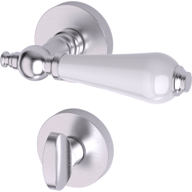 ROSETTENGRT. SANDRA 1A168RGD1742P7ZZA R-D17 WC PORZ. WEISS/SAT. CHROM