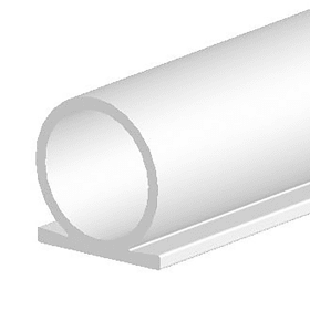 FLÜGELFALZ-TÜRANSCHLAGDICHTUNG OMEGA-PR. 137 SK SILIKON WEISS L=6 MTR. 6102558