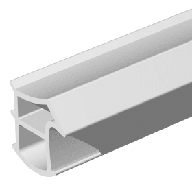 STAHLZARGENDICHTUNG K2154 Z.EINSTECKEN W-PVC GRAU L=5 MTR. 6102566
