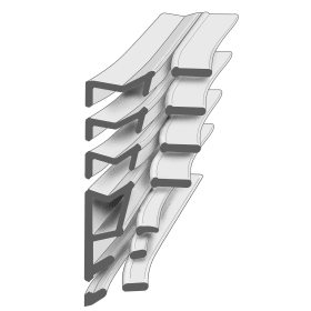 FLÜGELFALZDICHTUNG 6308 TPE WEIß 6,5MTR. DIY PROGRAMM FÜR VORHANDENE NUT 6102570
