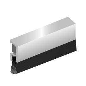 TÜRBODENDICHTUNG IDS-B DELUXE Z.SCHRB. ALU SILBER L=1000MM 0500126