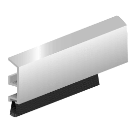 TÜRBODENDICHTUNG ADS-B ROBUST DIY PROGR. Z.SCHRAUBEN ALU SILBER L=1000MM 0500128