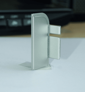 FORMAT ENDKAPPE L-FORM RECHTS SILBER- FARBIG 3377107020