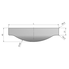 FORMAT GRIFFLEISTE K 295MM EDELSTAHL- OPTIK 3377106930