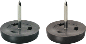 MÖBELGLEITER 64/20 PLASTIK BRAUN 4332163402626