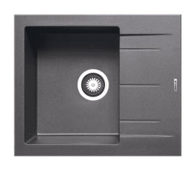 EINBAUSPÜLE GRANIT ALAZIA 0 IRON GREY 3377060124