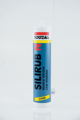 SOUDAL SILIRUB N BAU SILICON 120715 310 ML KARTUSCHE SCHWARZ