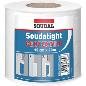 SOUDATIGHT GEOTEXTILE 15 CM WEISS FASERVLIES AUS POLYPROPYLEN 150MM X 20M