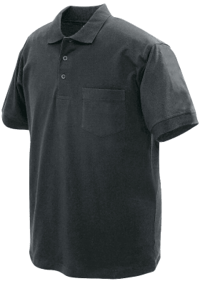 BLAKLÄDER Poloshirt, schwarz