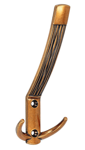 FORMAT HUT- /MANTELHAKEN ANTHE  VER- MESSINGT 3377090901