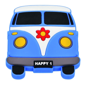 FORMAT MÖBELKNOPF KUNSTSTOFF BUS BLAU WEISS 3377090804