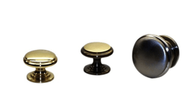 FORMAT MÖBELKNOPF 32X25MM  VERMESSINGT POLIERT 3377090726