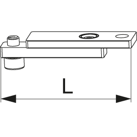 Maco  Adapter mit Magnetzapfen RVS/RHS MM-KS für HS Getriebe Schema C-F-L  227702