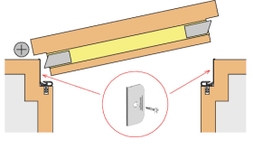 TÜRDICHTUNG SCHALL-EX ULTRA WS DB 708 (710) MM ZWEISEITIG M.ZUBEHÖR 1-290-0710