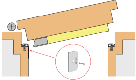 TÜRDICHTUNG SCHALL-EX APPLIC A SET RAL 9016 WS. 930 MM RUNDUMDICHT 1-769-0930