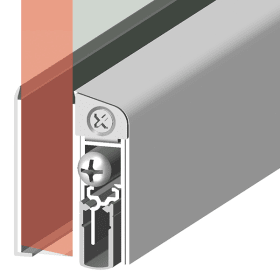 TÜRDICHTUNG SCHALL-EX GS-A OBERFLÄCHE SILBER ELOX.1-814-1085