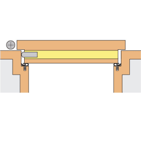 TÜRDICHTUNG SCHALL-EX L-15/30 OS 835 MM 1-881-0835
