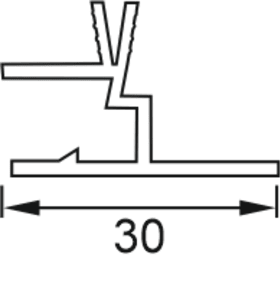 ADAPTERPROFIL F. PRIXKASTEN WEISS 660107 