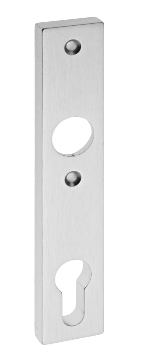 Dieckmann Alu-Schlosskasten-Kurzschild, Serie Luna,, eckig, 10mm, 72 PZ, 1317, F01