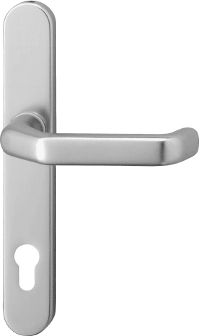 Dieckmann Alu-Rahmen-Drücker-Garnitur, Serie Kronos, 8mm VKT, 92 PZ, 1200/035 F01