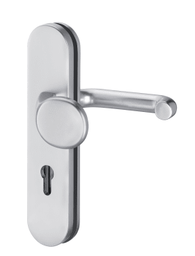 Dieckmann Alu-Schutz-Wechsel-Garnitur, ES-1, Serie Logo, ovales Langschild 12mm, 92 PZ,, 10mm VKT, TS=65-75mm,103/K2, 8753H/K2 F02