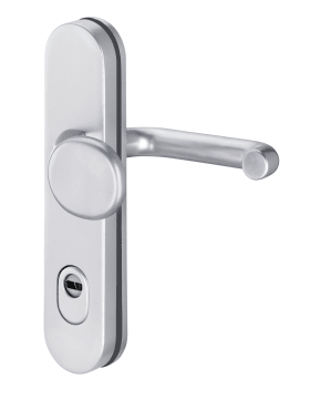 Dieckmann Alu-Schutz-Wechsel-Garnitur, ES-1, Serie Logo, ovales Langschild 15mm, 72 ZA,, 8mm VKT, TS=35-45mm, 104/K2, 8755Z/K2 F01