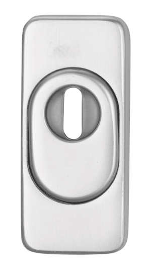 Dieckmann Alu-Rahmen-Schieberosette, kantig, Serie Keto, 14,5mm ZA, 816/14 F01