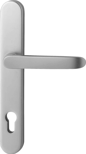 Dieckmann Alu-Rahmen-Drücker-Garnitur, Serie Kronos, 8mm VKT, 92 PZ, 1200/R9/035 F12