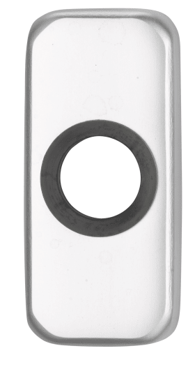 Dieckmann EST-Rahmen-Drücker-Cliprosette, kantig, Serie Keto, 2034 F00