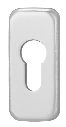 Dieckmann Alu-Rahmen-Cliprosette, kantig, Serie Keto, 9mm PZ, 814/9 F05