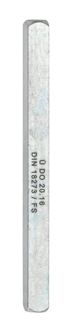 Dieckmann Massivstift verzinkt, Typ MF, geprüft,, 0542, 9 x 140mm,, edi-Beschläge nach DIN 18273, gelasert