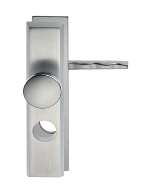 Dieckmann Alu-Schutz-Wechsel-Garnitur, ES-1, Serie Alpha, kantiges Langschild 12mm, 74 RZ,, 8mm VKT, TS=35-45mm, 125/K7, 8680 F02