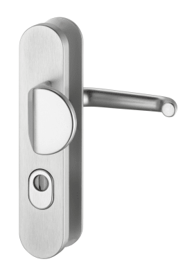 Dieckmann Alu-Schutz-Wechsel-Garnitur, ES-1, Serie Rombus, ovales Langschild 15mm, 72 ZA,, 8mm VKT, TS=35-45mm, 104/K11, 8615Z F01